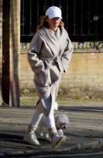 GERI HALLIWELL Out with Her Dog in London 01/20/2022