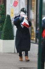 GIGI HADID Out for Coffee in New York 01/28/2022