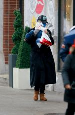 GIGI HADID Out for Coffee in New York 01/28/2022