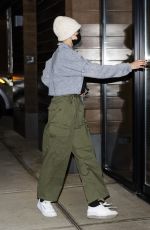 GIGI HADID Out in New York 01/26/2022