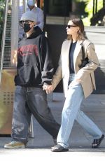 HAILEY and Justin BIEBER Out for Brunch in Bel Air 01/30/2022