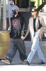 HAILEY and Justin BIEBER Out for Brunch in Bel Air 01/30/2022