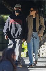 HAILEY and Justin BIEBER Out for Brunch in Bel Air 01/30/2022