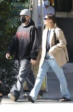 HAILEY and Justin BIEBER Out for Brunch in Bel Air 01/30/2022