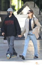 HAILEY and Justin BIEBER Out for Brunch in Bel Air 01/30/2022