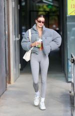 HAILEY BIEBER and BELLA HADID Leaves Pilates Class in Los Angeles 01/08/2022