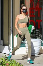 HAILEY BIEBER at a Pilates Class in Los Angeles 01/27/2022
