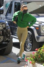 HAILEY BIEBER at a Pilates Class in Los Angeles 01/27/2022