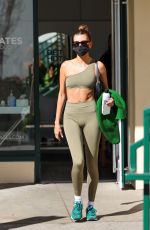 HAILEY BIEBER at a Pilates Class in Los Angeles 01/27/2022
