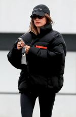 HAILEY BIEBER Heading to Morning Pilates Class in West Hollywood 01/07/2022
