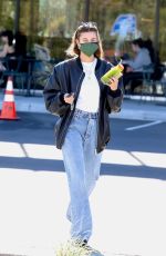 HAILEY BIEBER in Denim Out in Los Angeles 01/23/2022
