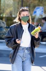 HAILEY BIEBER in Denim Out in Los Angeles 01/23/2022
