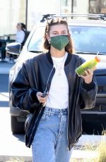 HAILEY BIEBER in Denim Out in Los Angeles 01/23/2022