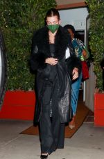 HAILEY BIEBER Out for Dinner at Giorgio Baldi in Santa Monica 01/14/2022