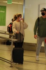 HALEY and Pete ALONSO at LAX Airport in Los Angeles 01/09/2022