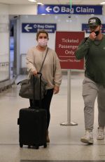 HALEY and Pete ALONSO at LAX Airport in Los Angeles 01/09/2022