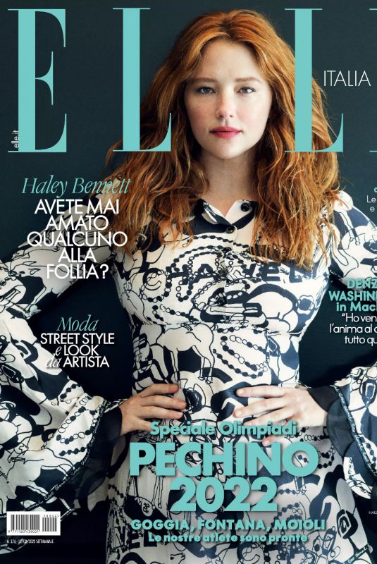 HALEY BENNETT in Elle Magazine, Italy February 2022