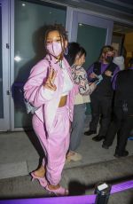 HALLE BAILEY Arrives at Lakers Game at Crypto.com Arena in Los Angeles 01/19/2022