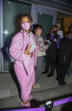HALLE BAILEY Arrives at Lakers Game at Crypto.com Arena in Los Angeles 01/19/2022