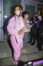 HALLE BAILEY Arrives at Lakers Game at Crypto.com Arena in Los Angeles 01/19/2022