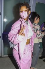 HALLE BAILEY Arrives at Lakers Game at Crypto.com Arena in Los Angeles 01/19/2022