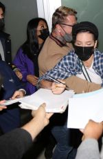 HALSEY Arrives at Lakers Game at Crypto.com Arena in Los Angeles 01/09/2022