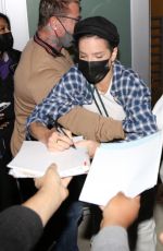 HALSEY Arrives at Lakers Game at Crypto.com Arena in Los Angeles 01/09/2022