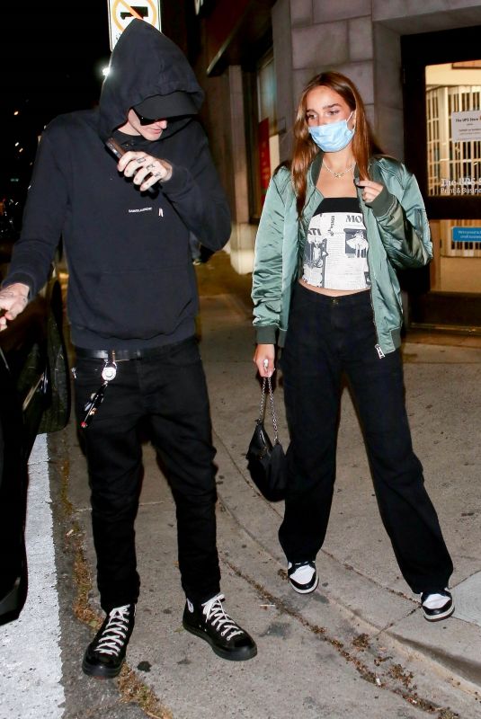 HANA CROSS and Presley Gerber Out in West Hollywood 01/22/2022