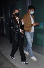 HANA CROSS Arrives at Lakers Game at Crypto.com Arena in Los Angeles 01/09/2022