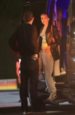 HANA CROSS Arrives at Off Sunset Night Club in Los Angeles 01/14/2022
