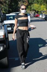 HANA CROSS Out and About in West Hollywood 01/24/2022