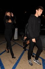 HANA CROSS Out on a Double Date at Nobu in Malibu 01/20/2022