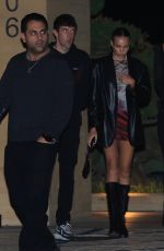 HANA CROSS Out on a Double Date at Nobu in Malibu 01/20/2022
