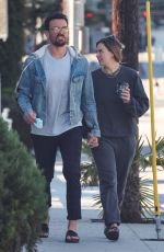 HANNAH BROWN and Adam Woolard Out in Los Angeles 01/02/2022