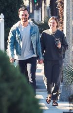 HANNAH BROWN and Adam Woolard Out in Los Angeles 01/02/2022