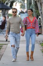 HAYLEY ERBERT and Derek Hough at Alfred Coffee in West Hollywood 01/27/2022