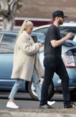 HEATHER RAE YOUNG and Tarek el Moussa at a Picnic in Los Angeles 01/28/2022