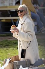 HEATHER RAE YOUNG and Tarek el Moussa at a Picnic in Los Angeles 01/28/2022