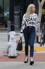 HEATHER RAE YOUNG Heading to Nobu in Newport Beach 01/09/2022