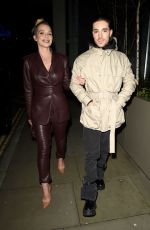 HELAN FLANAGAN and Jay Birmingham at Rosso Restaurant in Manchester 01/09/2022
