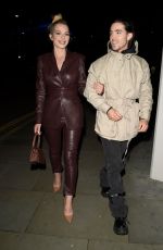 HELAN FLANAGAN and Jay Birmingham at Rosso Restaurant in Manchester 01/09/2022