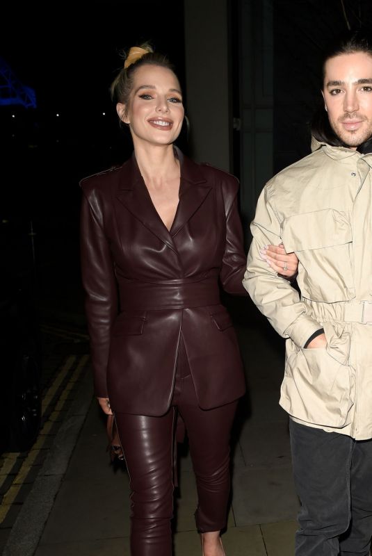 HELAN FLANAGAN and Jay Birmingham at Rosso Restaurant in Manchester 01/09/2022