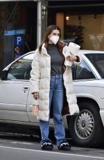 HILARIA BALDWIN Out and About in New York 01/13/2022