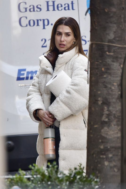 HILARIA BALDWIN Out and About in New York 01/13/2022