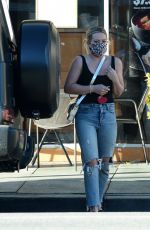 HILARY DUFF Leaves BevMo! Liquor Store in Studio City 01/20/2022