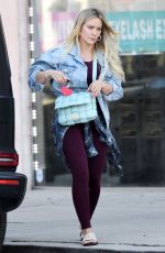 HILARY DUFF Out Shopping in Studio City 01/24/2022