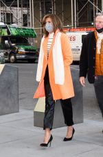 HODA KOTB Arrives at Empire State Building to Celebrate Today Show 70th Anniversary in New York 01/13/2022