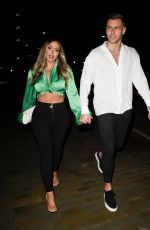 HOLLY HAGAN and Jacob Blyth Arrives at FireFly in Manchester 12/31/2021