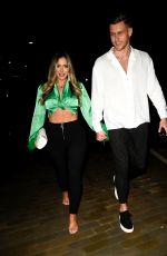 HOLLY HAGAN and Jacob Blyth Arrives at FireFly in Manchester 12/31/2021