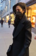 HUMA ABEDIN Arrives at NBC Studios in New York 01/19/2022